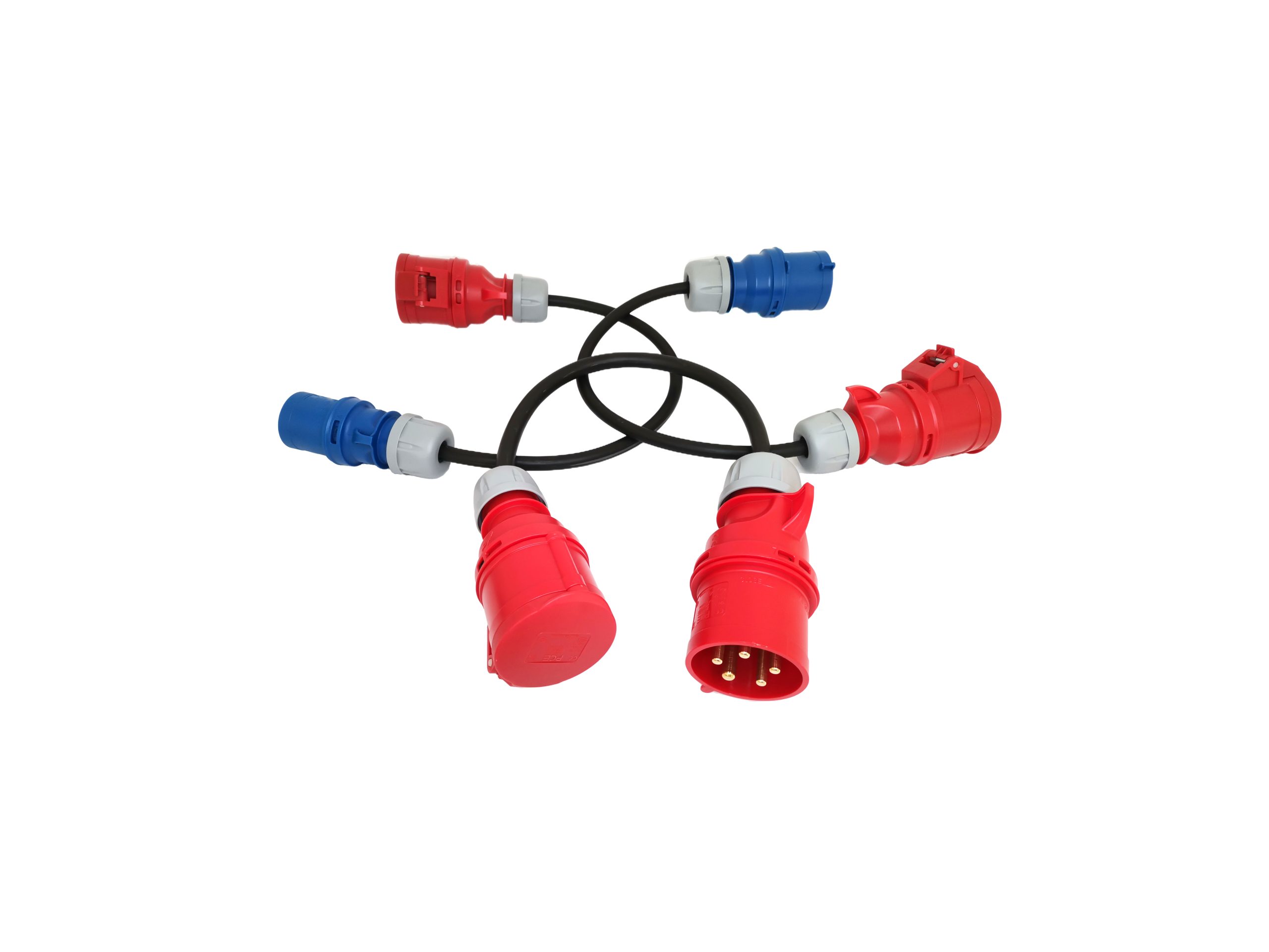 CONJUNTO ADAPTADORES 16A TRIFÁSICO - (11KW)
