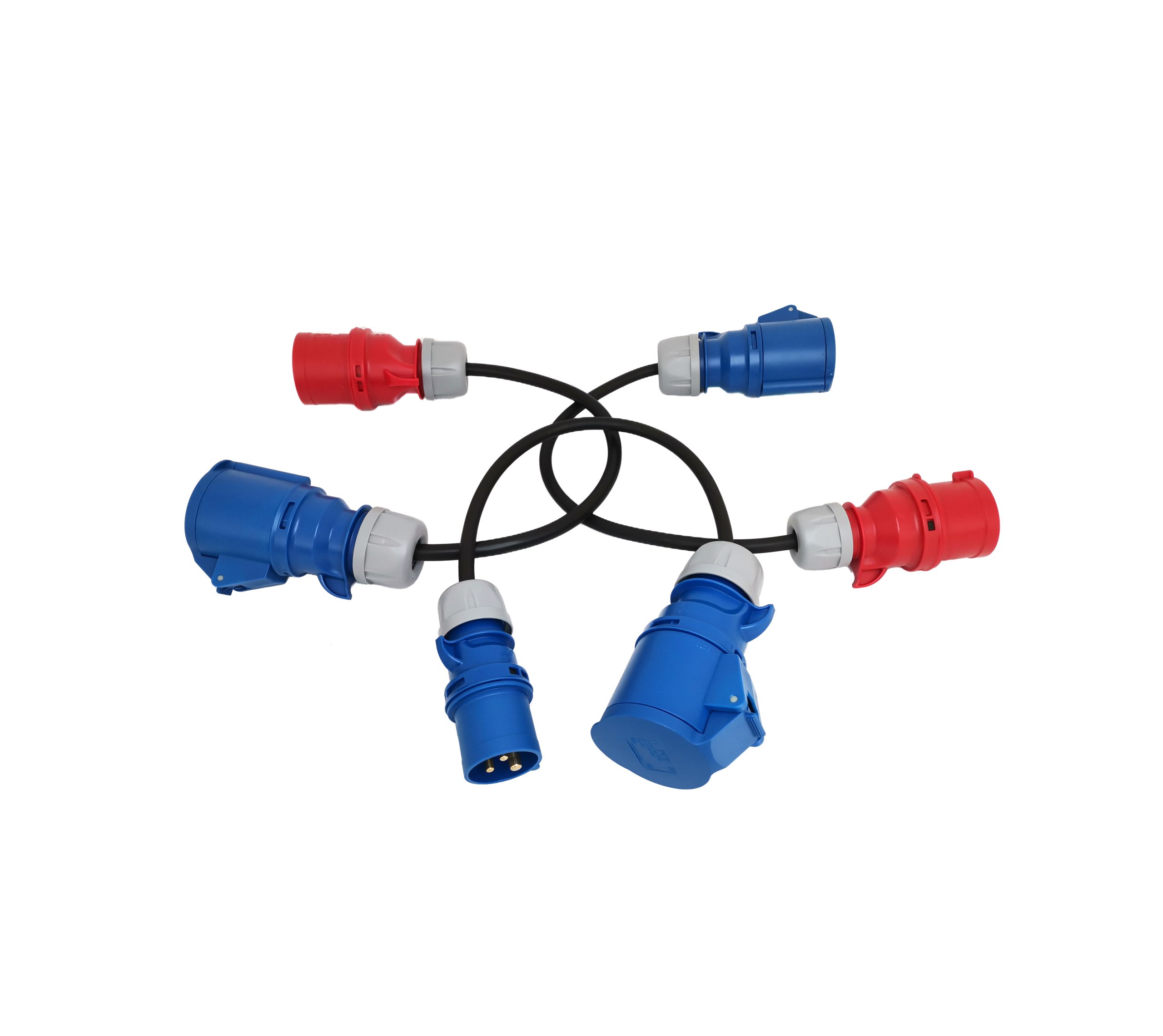 CONJUNTO ADAPTADORES 32A MONOFÁSICO - (7.4KW)