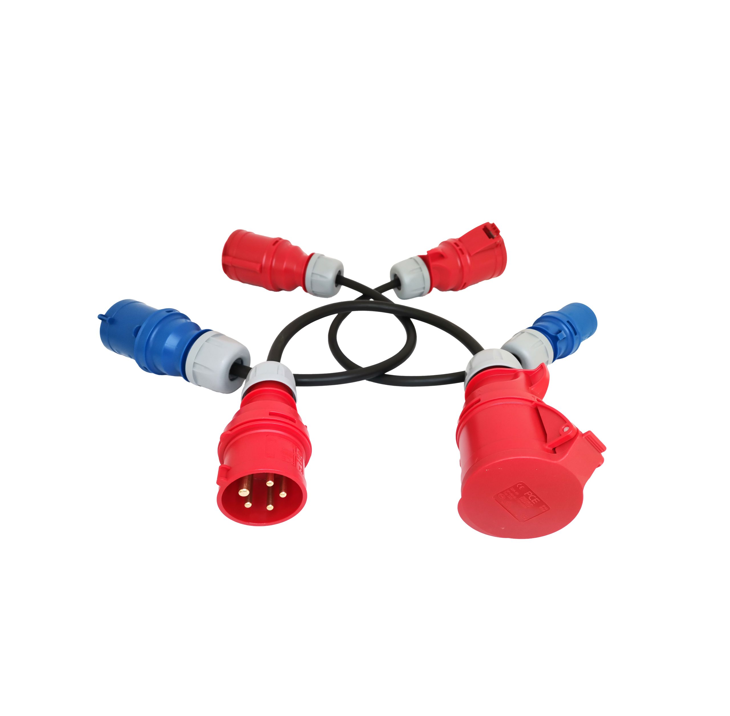 CONJUNTO ADAPTADORES 32A TRIFÁSICO - (22KW)