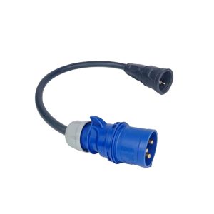 ADAPTADOR SCHUKO FÊMEA – CEE 32A MONOFÁSICO – (7.4KW) MACHO